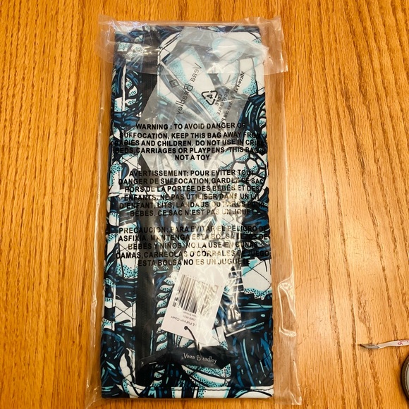 NEW Curling Iron Flat Iron Cover VERA BRADLEY Shore Enough Turtle Nautical Ocean - Picture 8 of 8